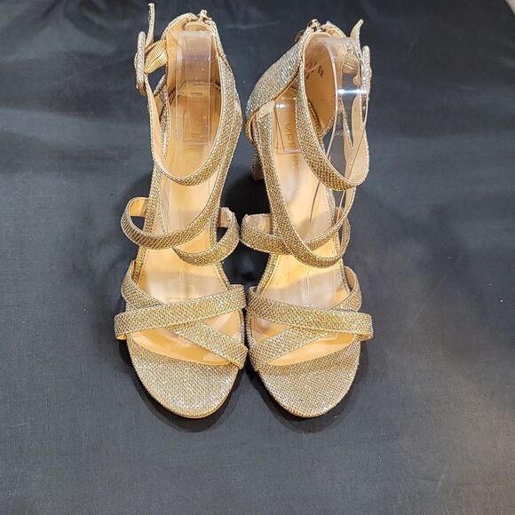 BRAND NEW MARIPE SEQUIM EMBROIDERY HIGH HEEL OPEN-TOE SANDAL - Picture 3 of 16